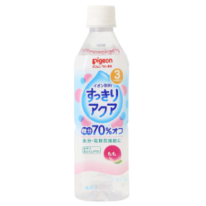ピジョンすっきりアクアももＰＥＴ糖分７０％オフ（３ヶ月頃から）ＪＡＮ４９０２５０８１３７６８３ ５００ＭＬ