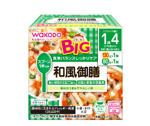 ベビーフード栄養マルシェＢＩＧ和風御膳（１歳４ヶ月頃〜）ＪＡＮ４９８７２４４１７７８８９ ◆１歳４ヶ月