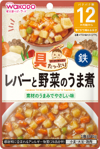 具たっぷりグーグーキッチンレバーと野菜（１２ヶ月頃から）ＪＡＮ４９８７２４４１９６０３３ ８０Ｇ