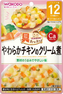 具たっぷりグーグーキッチンやわらかチキンのクリーム煮（１２ヶ月頃から）４９８７２４４１９６１６３ ８０Ｇ