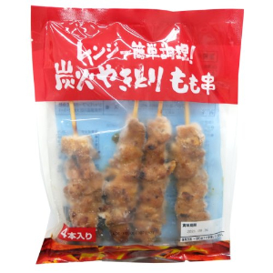 ピーロート　レンジで簡単炭火焼鳥モモ（タレ） ４５gｘ４本