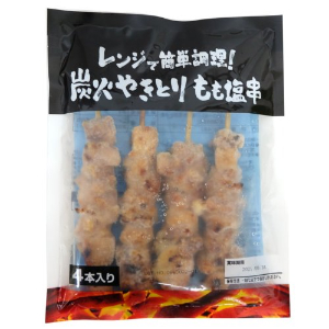 ピーロート　レンジで簡単炭火焼鳥モモ（塩） ４５gｘ４本