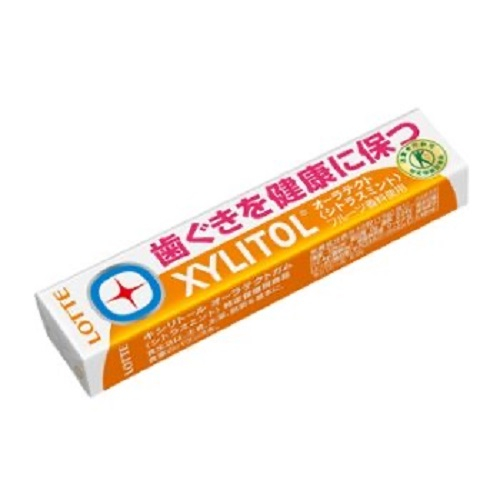 ロッテ　キシリトール　オーラテクトガム＜シトラスミント＞ １４粒