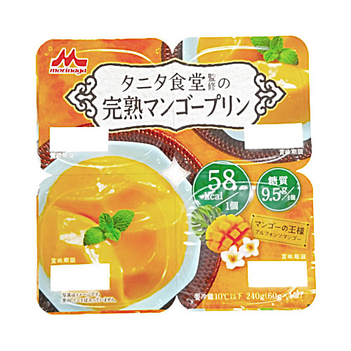 □ タニタ食堂監修完熟マンゴープリン ６０ｇｘ４
