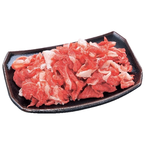 □（グラム売）北海道産　十勝若牛こまぎれ大※加工日を合わせ２日賞味期限 約600ｇ