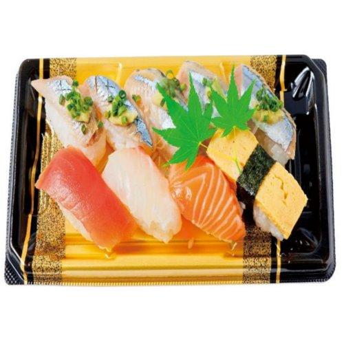 □ 【お魚屋さんのお鮨】「さんま」たっぷり海鮮にぎり 9貫