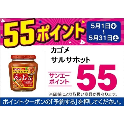 □【アプリ予約でBP５５】サルサホット ２４０ｇ