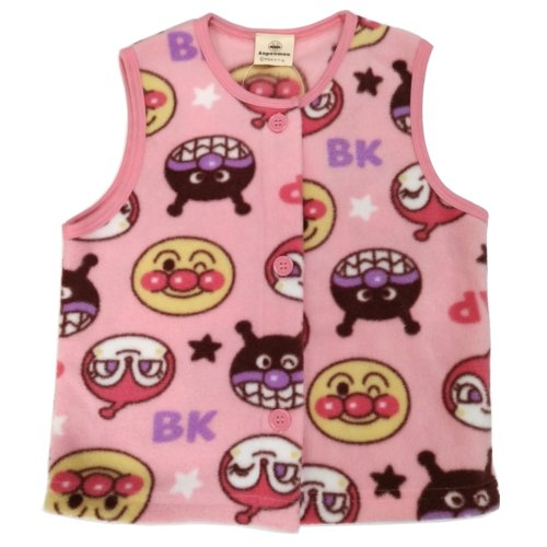 アンパンマンフリースベスト 身長９０ｃｍピンク