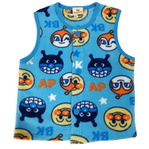 アンパンマンフリースベスト 身長９０ｃｍサックス