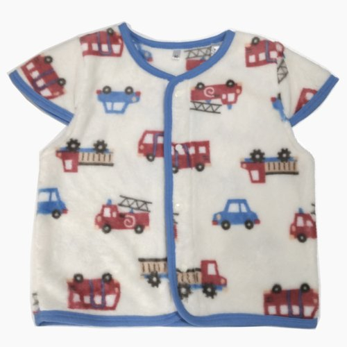 乗物袖付ベスト 身長９０ｃｍアイボリー