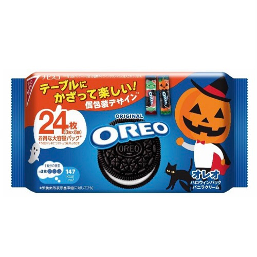 □【ＨＷ】オレオハロウィンパック　バニラクリーム ＜２４枚＞