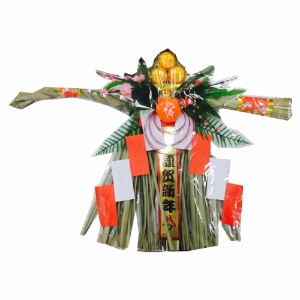 □【お正月】しめ縄　飾り付　中　池間商店