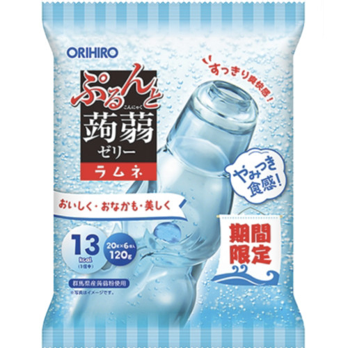 オリヒロ　蒟蒻ゼリーパウチラムネ ２０Ｇｘ６Ｐ