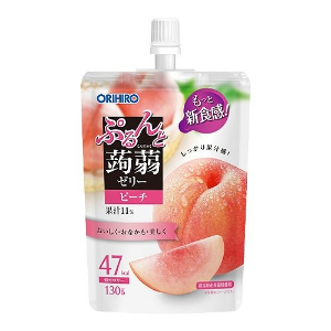 オリヒロ　ぷるんと蒟蒻ゼリーピーチ １３０ｇ