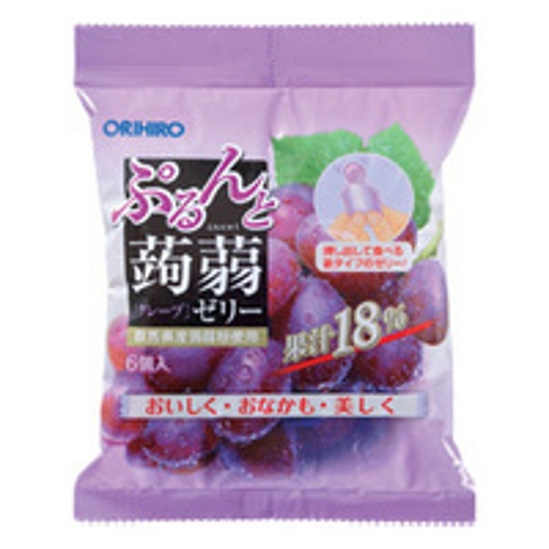 オリヒロ　ぷるんと蒟蒻ゼリーグレープ ２０ｇｘ６Ｐ