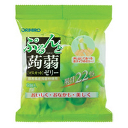 オリヒロ　ぷるんと蒟蒻ゼリーマスカット ２０ｇｘ６Ｐ