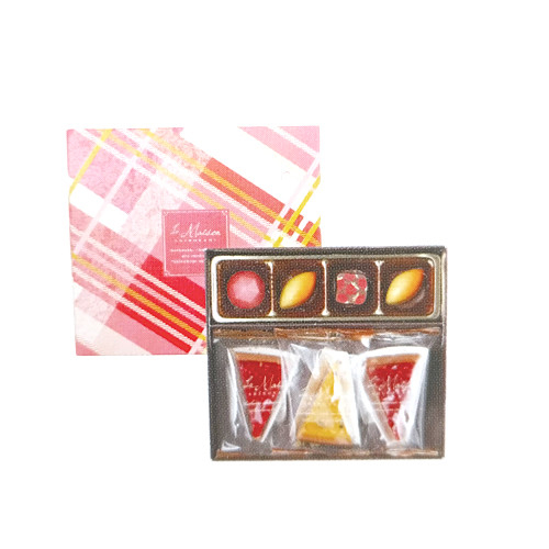 ラ・メゾン白金 □【ホワイトデー】あまおう苺と瀬戸内レモンのショコラ＆タルト ＜７個入＞