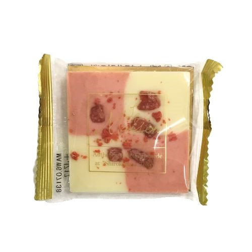 □【ホワイトデー（数量限定）】ラ・メゾン白金　タブレット　ホワイトストロベリー １個