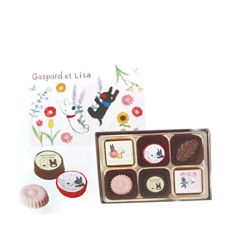 【ホワイトデー】リサとガスパール　ブーケショコラ ６個入