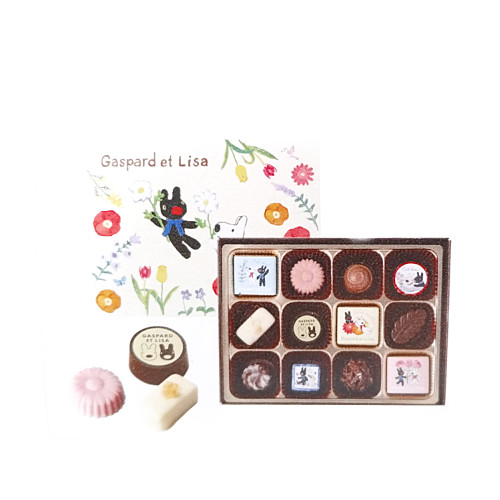 【ホワイトデー】リサとガスパール　ブーケショコラ １２個入