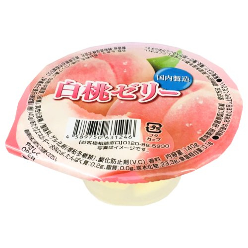【売切御免】純和食品白桃ゼリー １４０Ｇ