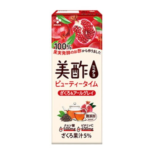 ■【韓国フェア】美酢　ざくろ＆アールグレイ　ＣＪジャパン※売切時キャンセル対応になります。 ２００ｍｌ