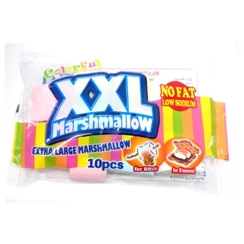 □【数量限定】アンディ☆ＸＸＬカラフルマシュマロ １０個入