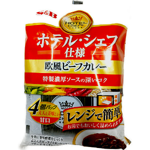 Ｓ＆Ｂホテルシェフ甘口（レトルト） ４個入り