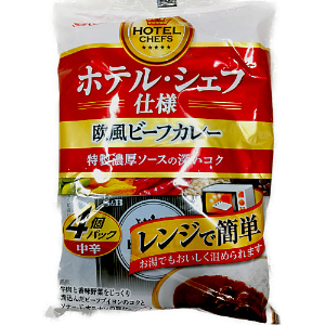 Ｓ＆Ｂホテルシェフ中辛（レトルト） ４個入り