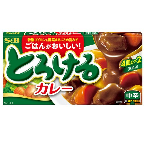 ＳＢとろけるカレー中辛（１４４Ｇ） ８サラ