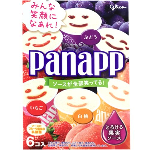 グリコ　パナップぶどう＆いちご＆白桃※保冷剤は付きません、予めご了承下さい※ ６個