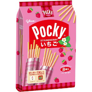 グリコいちごポッキー（袋） ８フクロ