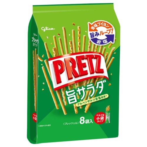 ■グリコ　プリッツサラダ（袋） 8袋入