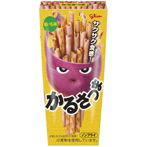 グリコ　かるさつま＜紫いも味＞ ３６ｇ