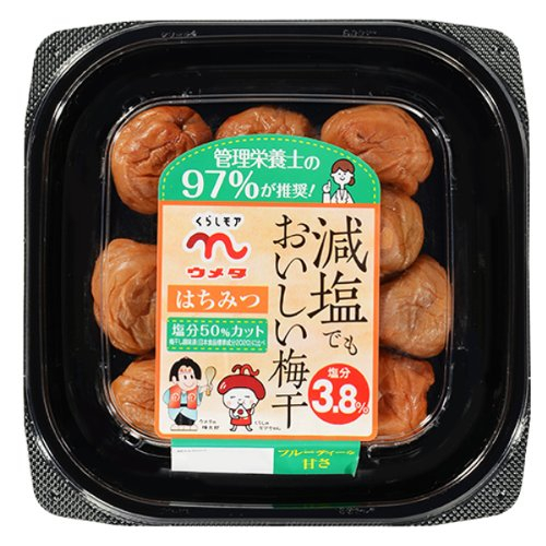 くらしモア減塩でもおいしい梅干はちみ １８０Ｇ