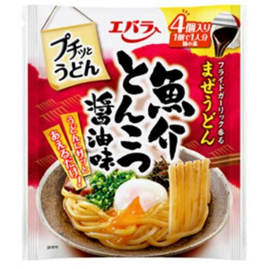 エバラ　プチッとうどん魚介豚骨醤油味 ４Ｐ