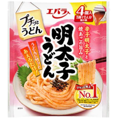 エバラ　プチッとうどんの素明太子うどん ２２ｇ４Ｐ