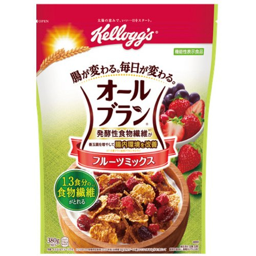 ケロッグオールブランフレークフルーツ ３８０ｇ