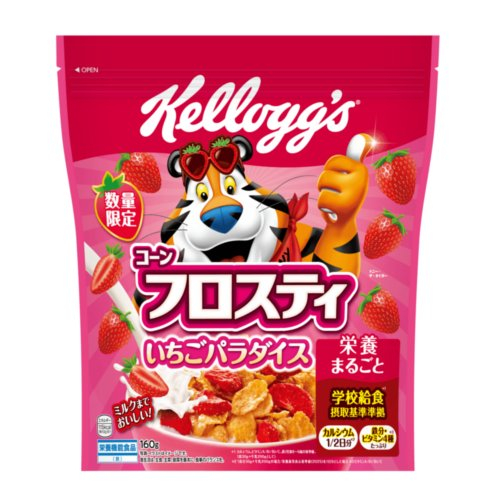 ケロッグ☆コーンフロスティ　いちご １６０ｇ