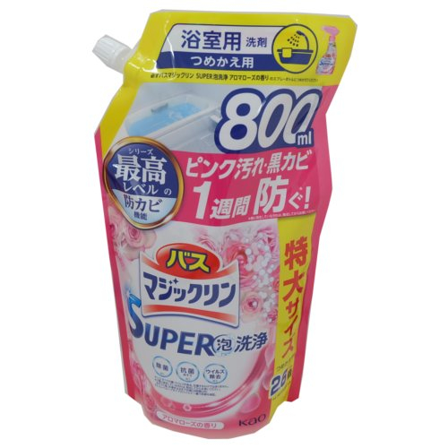 バスマジスーパー泡洗浄ローズスパ替 ８００ｍｌ