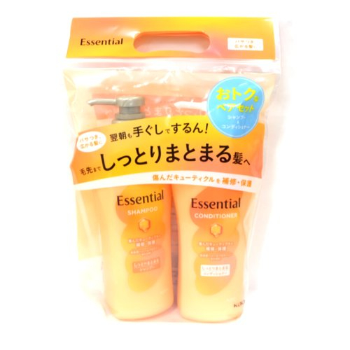 エッセンシャルしっとりまとまるＰペア ９００ＭＬ