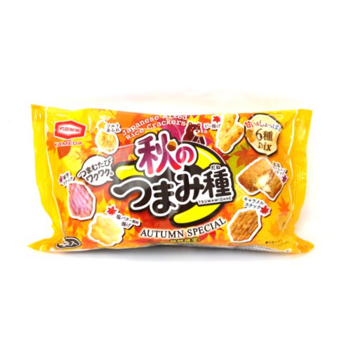 □【数量限定】亀田製菓☆秋のつまみ種 ９０ｇ