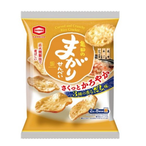 □亀田製菓☆まがりせんべい３種の香るだし 16枚