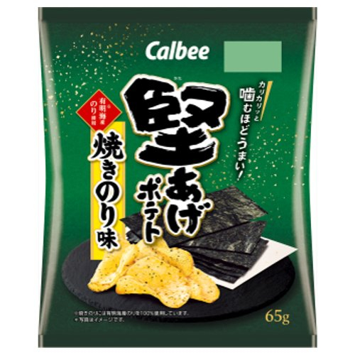 カルビー堅あげポテト焼きのり味 ６５ｇ