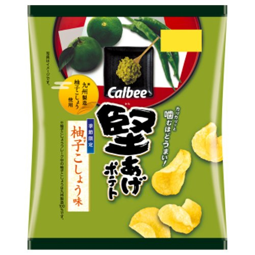 □カルビー　堅あげポテト柚子こしょう ６０ｇ