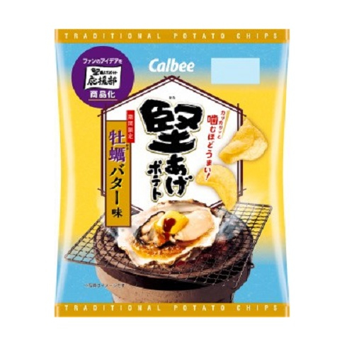 カルビー　堅あげポテト　牡蠣バター味 ６０ｇ