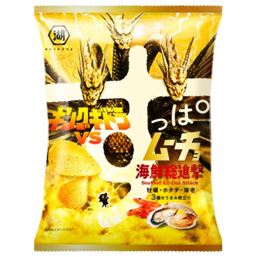 ■【売切御免】湖池屋☆キングギドラｖｓすっぱムーチョ