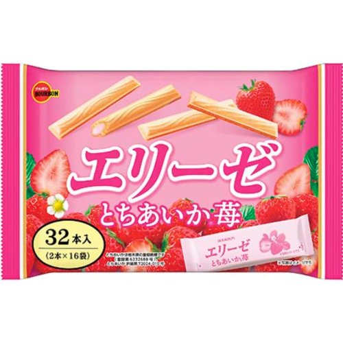 □【期間限定】ブルボン☆エリーゼとちあいか苺 ３２本