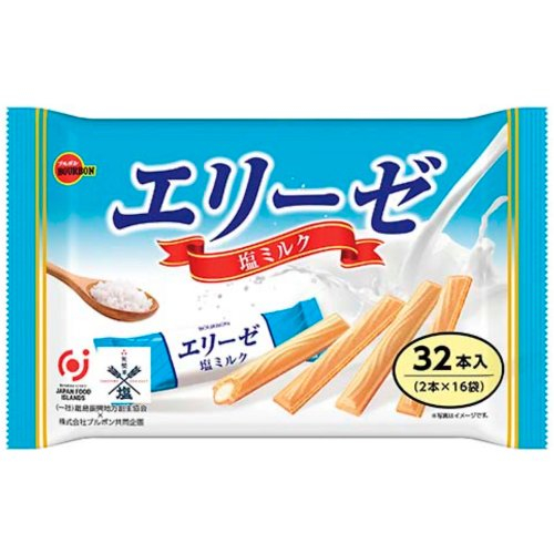 □【期間限定】　ブルボン☆エリーゼ塩ミルク ３２本