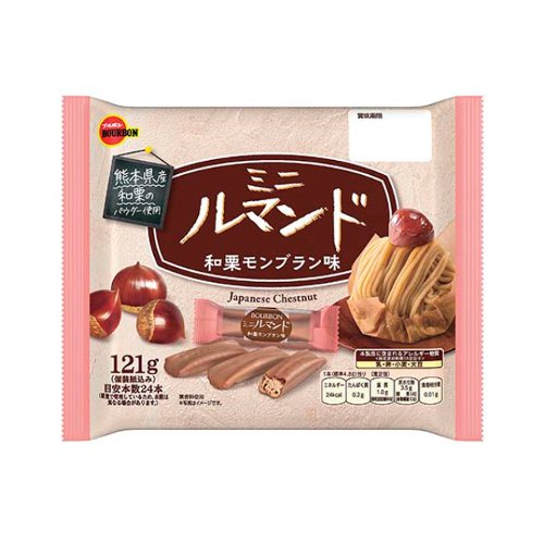 【数量限定】ブルボン☆ミニルマンド和栗モンブラン味 １２１ｇ